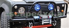HD-Windenstoßstange für Land Rover Defender 90/110/130 1983-2007 - mit  Rammschutz